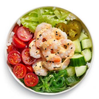 Поке с креветками