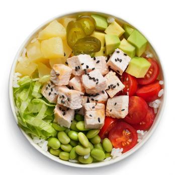 Поке с курицей