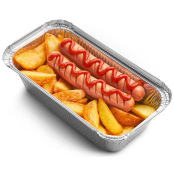 Картофель по-деревенски с сосисками