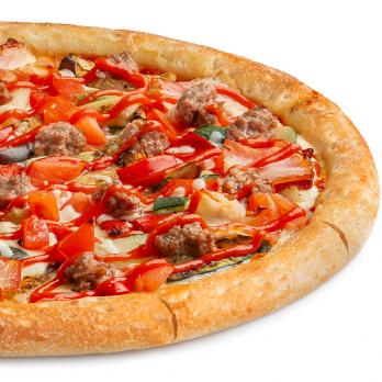 Говядина с овощами гриль