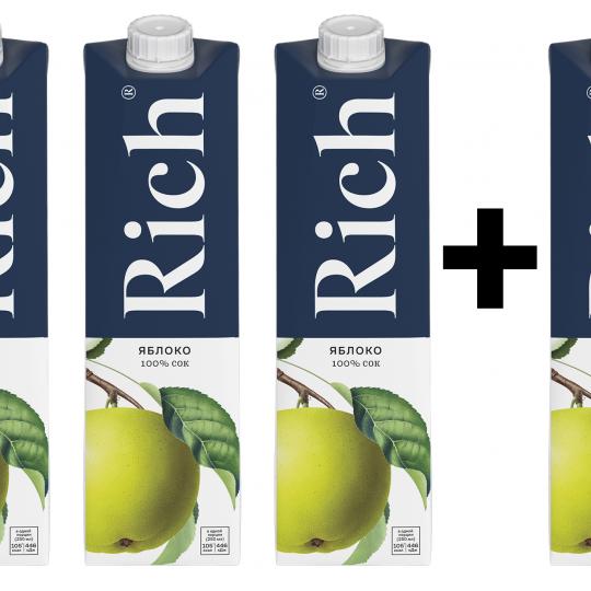 

Rich Яблоко 3+1