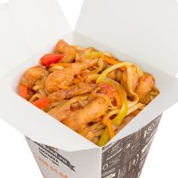 Удон с курицей по-пекински