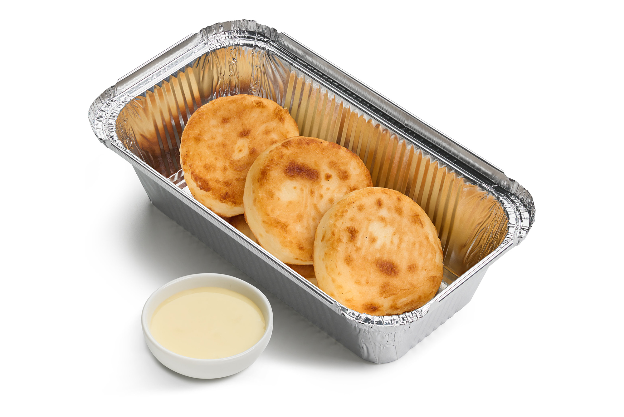 

Сырники со Сгущенным молоком - 2 штуки